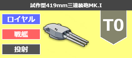 試作型419mm三連装砲MK.I[T0]